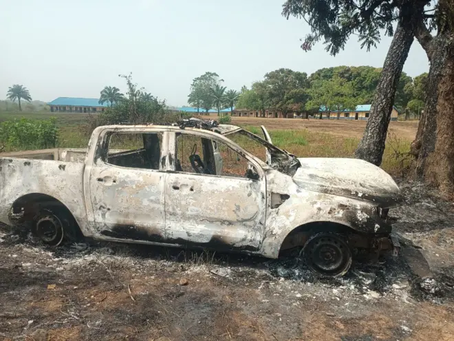 ụgbọala ndị omekome gbara ọkụ