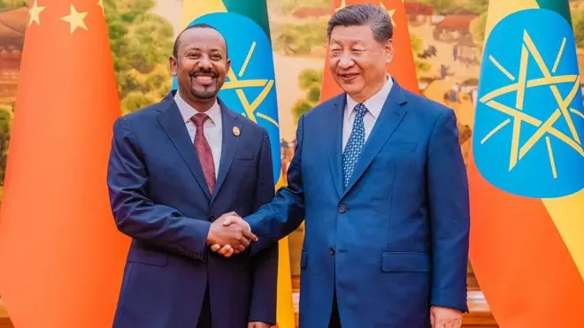 Ministira Muummee Abiy Ahmad fi Pirezidantii Chaayinaa Shii Jinping