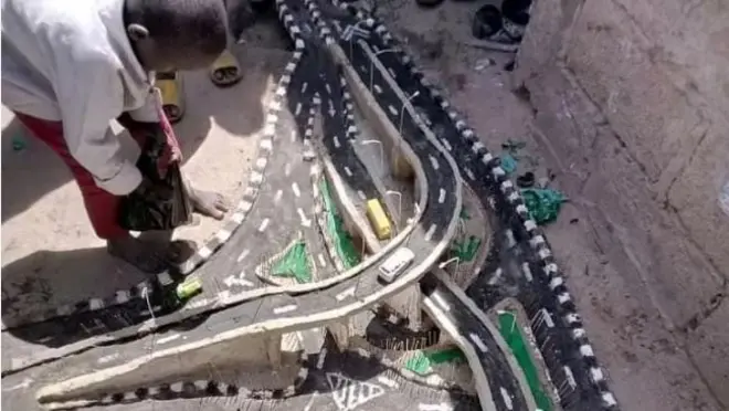 Àwòrán afárá tí ọmọ náà yà 