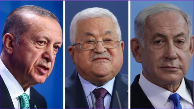 Erdoğan, Abbas, Netanyahu