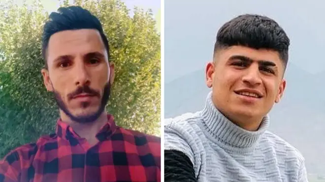 رضوان حسن (إلى اليمين) وأفراسيا محمد