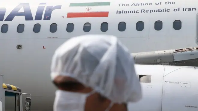 کرونا و فرودگاهی در ایران