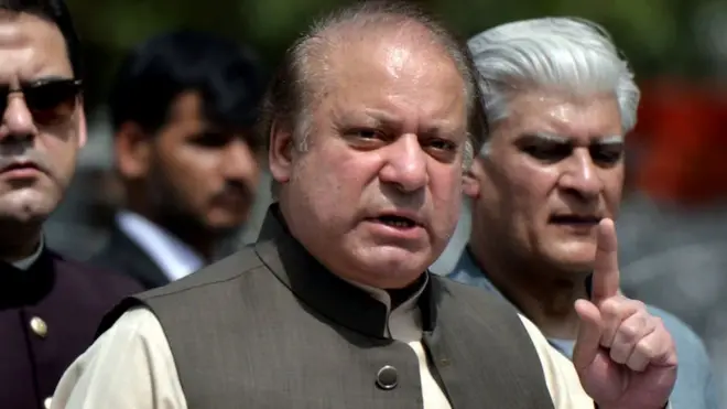 પાકિસ્તાનના ભૂતપૂર્વ વડાપ્રધાન નવાઝ શરીફ