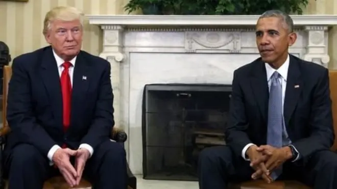 Este jueves Donald Trump y Barack Obama se reunieron en la Casa Blanca.