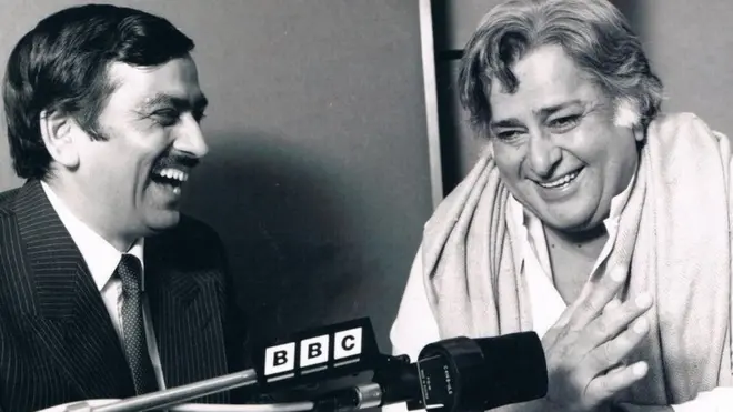 बीबीसी स्टूडियो में शशि कपूर