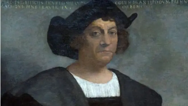 Christopher Columbus in a painting by Sebastiano del Piombo