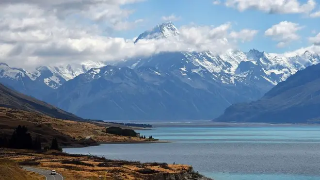 新西兰有美丽壮观的自然风光