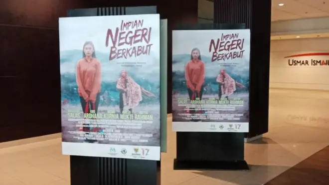 Pesan film 'Impian Negeri Berkabut' adalah jangan mudah tergiur janji calo pengerah TKI, kata Maizidah Salas.