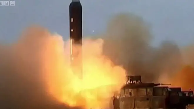 ภาพยิงขีปนาวุธ