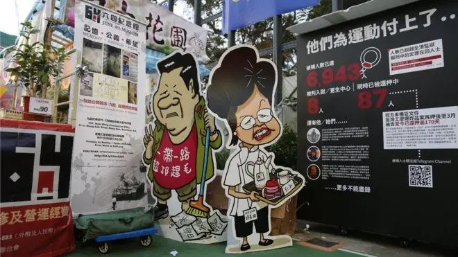 Hong Kong is preparing Lunar New Year celebrations with many protest-inspired elements