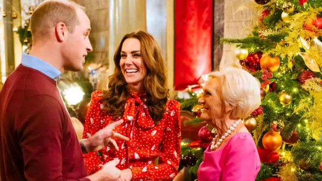 The Duchess was speaking to Marry Berry during a Christmas TV special