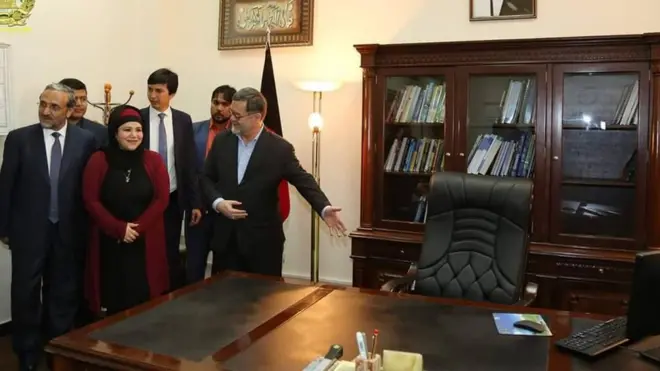 خانم نهان امروز رسما به عنوان نامزد وزیر معدن افغانستان معرفی شد