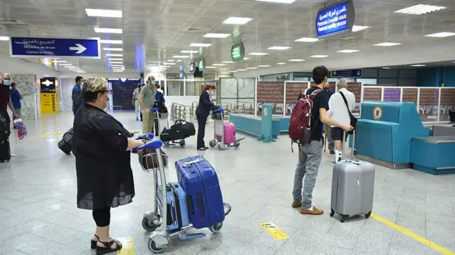 people in airport