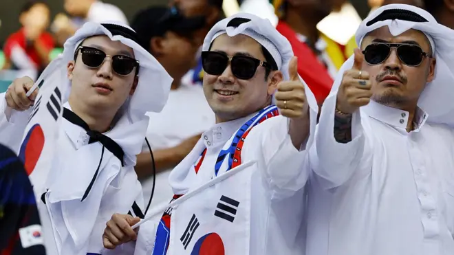 The World Cup fans in love with Qatari style