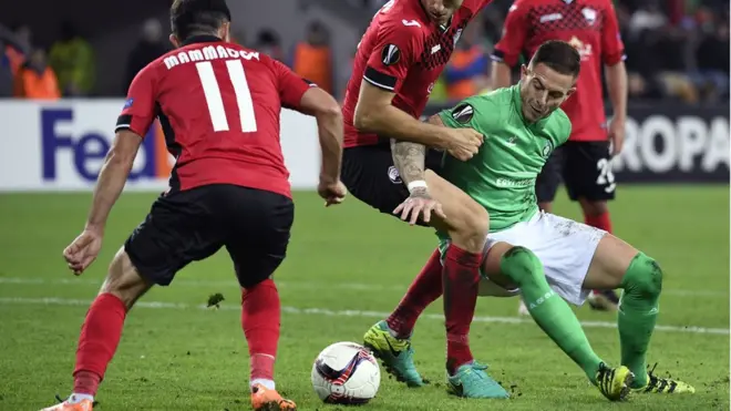 Qəbələ- Sent-Etyen matçı oktyabrın 20-də Fransada keçirilib