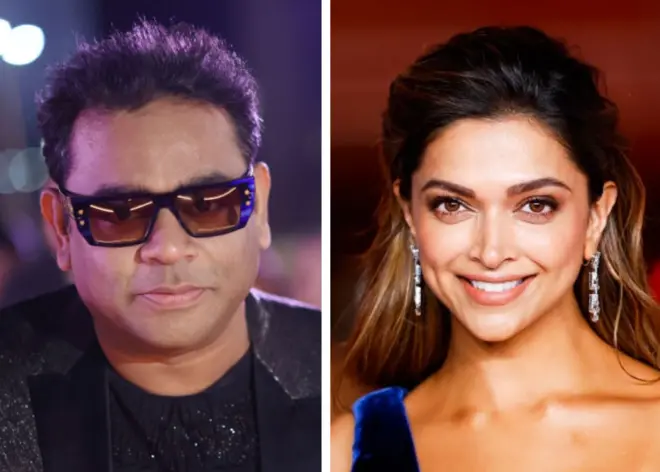 এআর রহমান ও দীপিকা পাডুকোন।