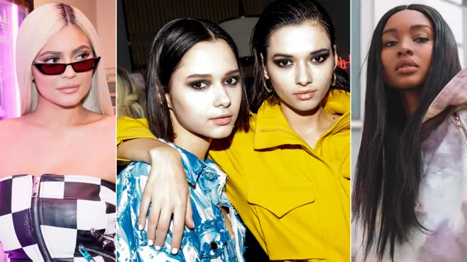 從左到右: Kylie Jenner, The Bloom Twins和Natasha Ndlovu