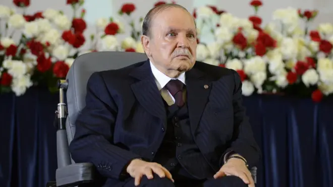 Abdelaziz Bouteflika lors de sa prestation de serment en 2014