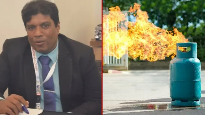 ''පළුදු වූ ගෑස් සිලින්ඩර වෙළඳ පොළට එක් කර ඇතැයි අනුමාන කළ හැකියි.''