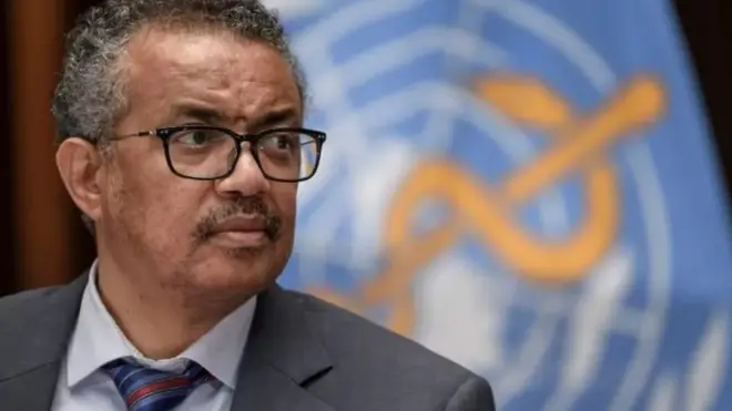 የዓለም ጤና ድርጅት ዳይሬክተር ጀነራል ዶ/ር ቴድሮስ አድሃኖም