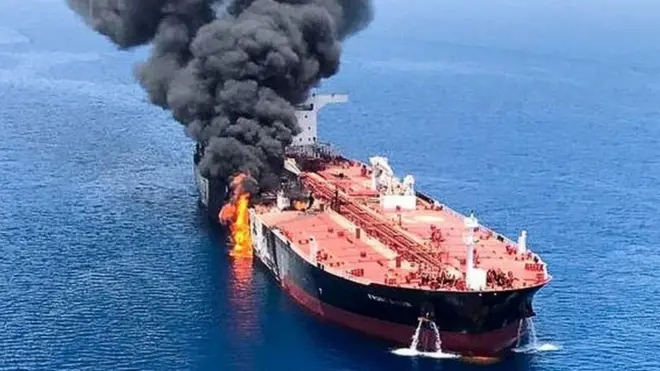 пожар на танкере