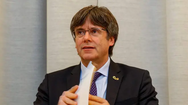 Карлес Пучдемон 15 октября 2019 года