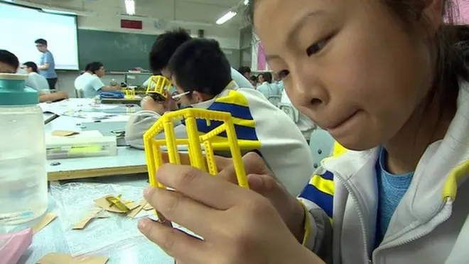 Урок в китайской школе