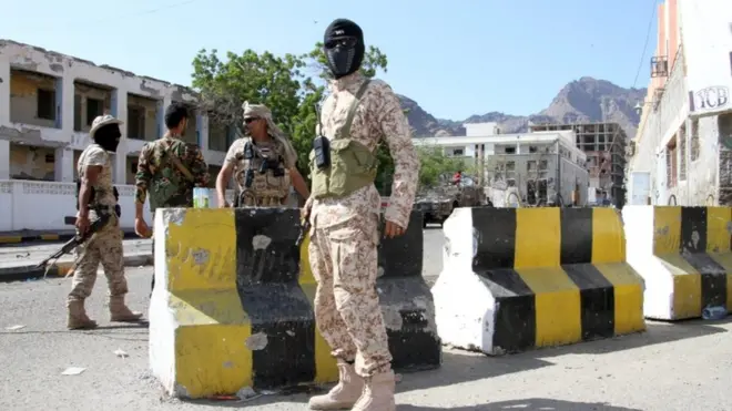 (أرشيف) تنظيم الدولة الإسلامية أعلن مسؤوليته عن هجمات سابقة استهدفت جنودا في مدينة عدن