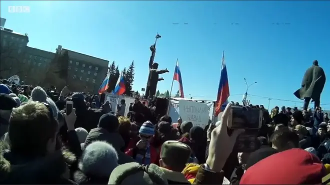 Протесты в Новосибирске