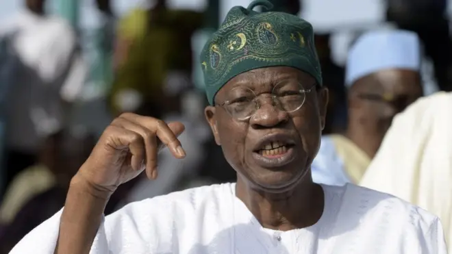 Nigeria information minister Lai Mohammed say dem release di looters list to prove point.