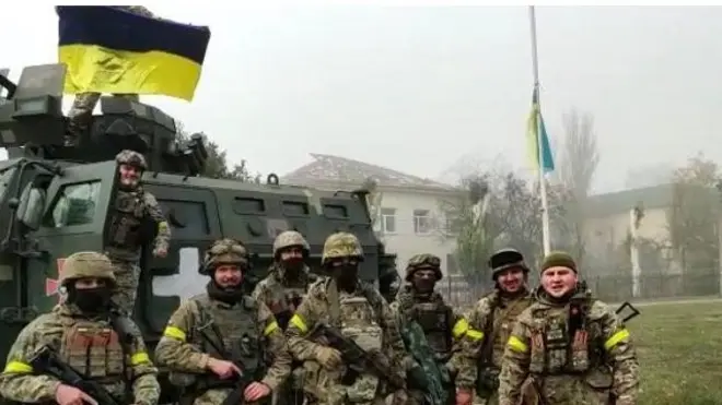 Бійці ЗСУ рапортують про звільнення Снігурівки, 10 листопада 2022 року