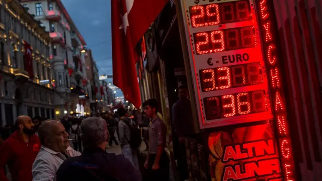 İstanbul'da döviz bürosu