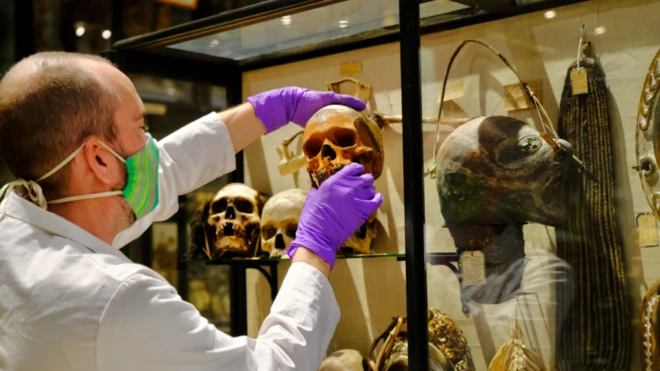 The removal of skulls and tsantsas are part of a 'decolonisation process', Pitt Rivers said