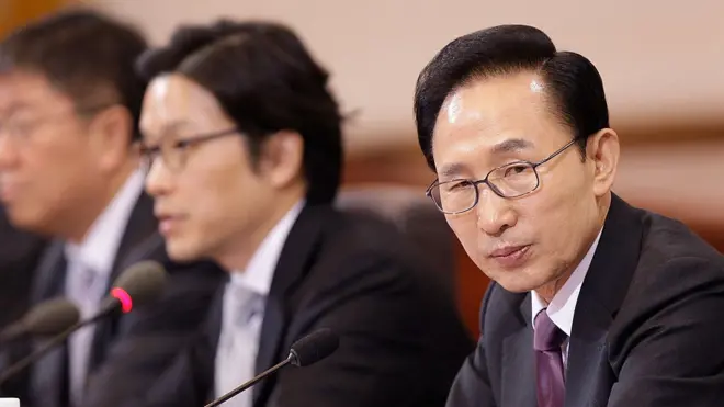 이병박 전 대통령 국감 증인