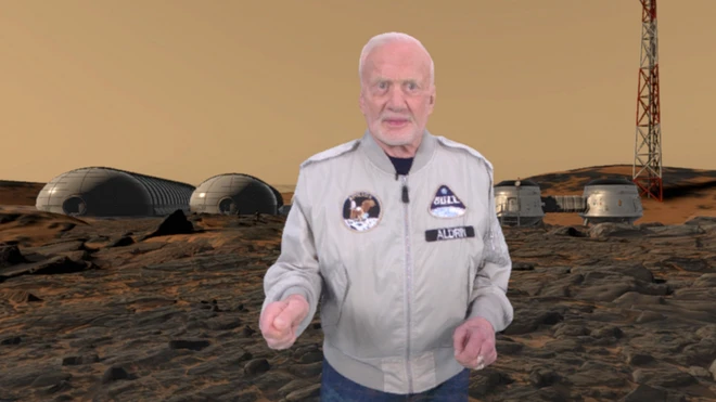 Buzz Aldrin en VR Mars