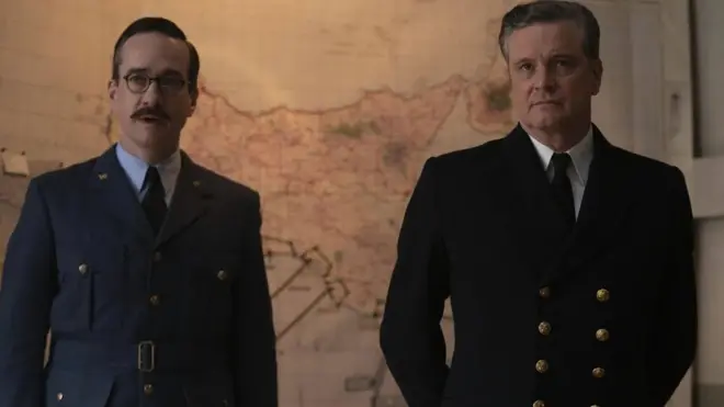 Jilaayaasha filinka Operation Mincemeat, Matthew MacFadyen iyo Colin Firth