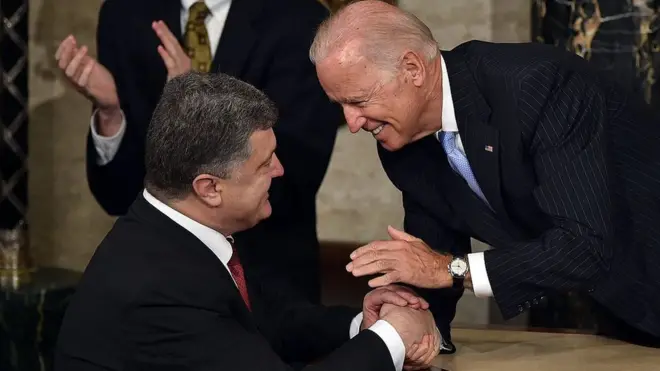 Петро Порошенко та Джо Байден