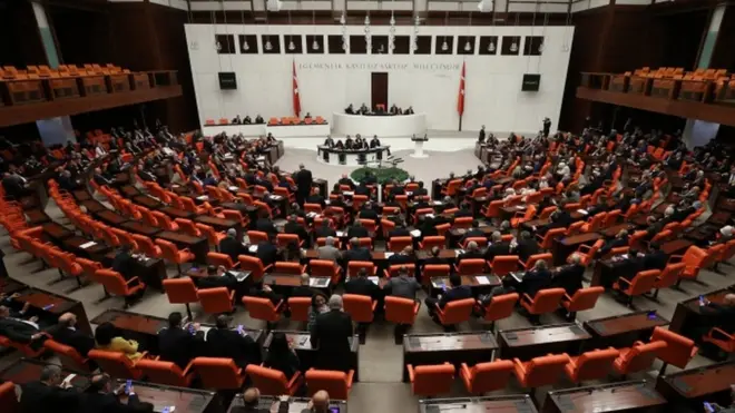 جلسة استثنائية للبرلمان التركي قبل موعد افتتاح البرلمان في السابع من يناير/كانون الثاني الجاري