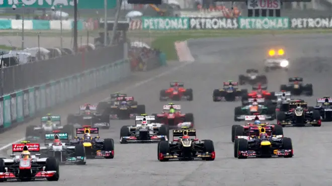 Jumlah penonton balapan Formula 1 di Malaysia dikatakan menurun.