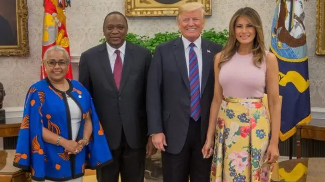 Kenyatta na Trump