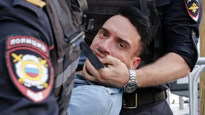Задержания на акции оппозиции в Москве 27.07.19
