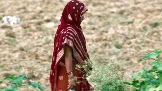 જાહેરમાં કુદરતી હાજતે જઈ રહેલી મહિલાની તસવીર