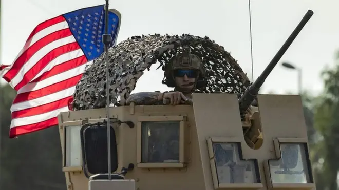 американский военный в Сирии