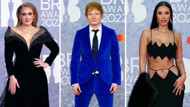 Adele, Ed Sheeran, , Maya Jama