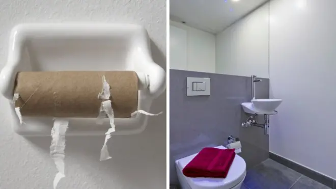 Tiiṣu ni ile igbọnsẹ