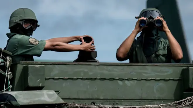 En 2015, Venezuela desplegó tropas cerca de la frontera en disputa.