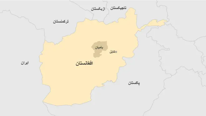 نقشه بامیان