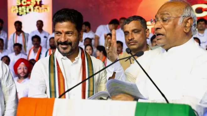 రేవంత్ రెడ్డి, మల్లికార్జున ఖర్గే