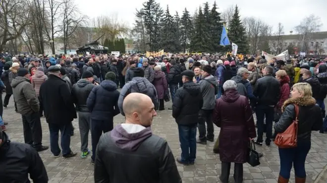 В Бобруйске митинг был стихийным, участвовало около 700 человек