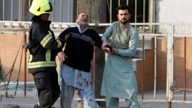 Sawir hore: Dadka ku dhaawacmay goobta ayaa loo gurmaday